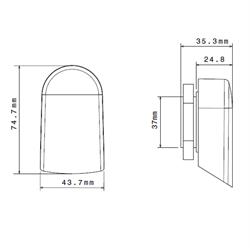 دریچه هوا محفظه الکتریکی| IP32